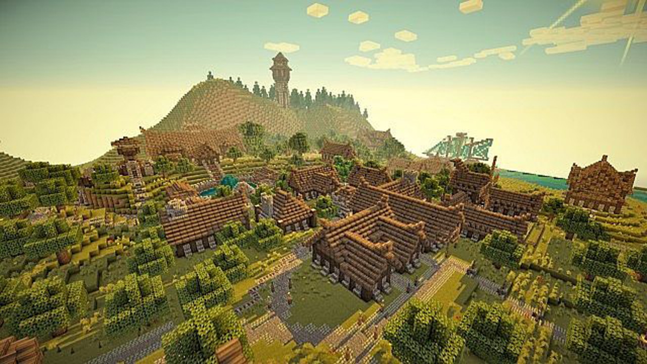cool minecraft village maps